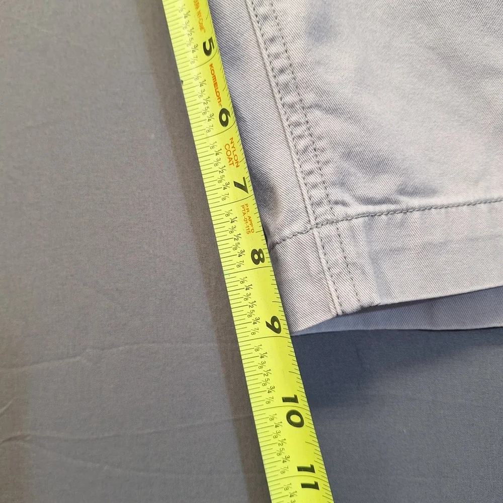 Polo Ralph Lauren Relaxed Fit Chino Shorts Mens 35 Light Grey Cotton Twill 0991‎